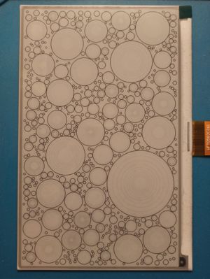 Circles packed on screen.