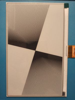 A lot of straight lines coming from different directions and meeting in the center of the screen.