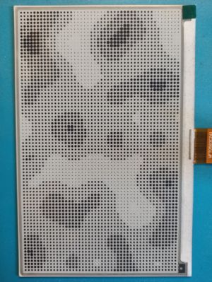 Perlin noise texture with halftone dithering.