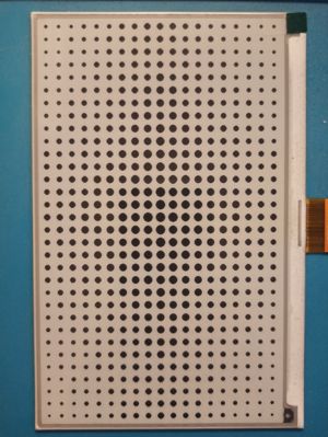 Halftone pattern.