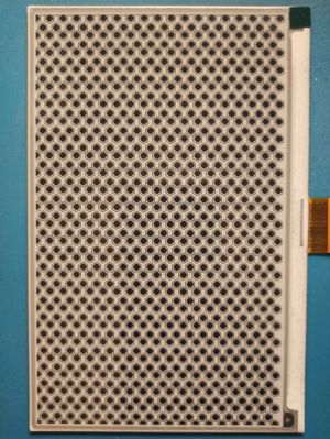Tiling pattern of honeycombs.